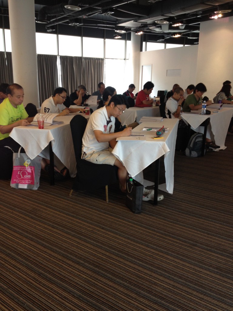 Some Participants specially took leave and flew in from Malaysia. Awesome!